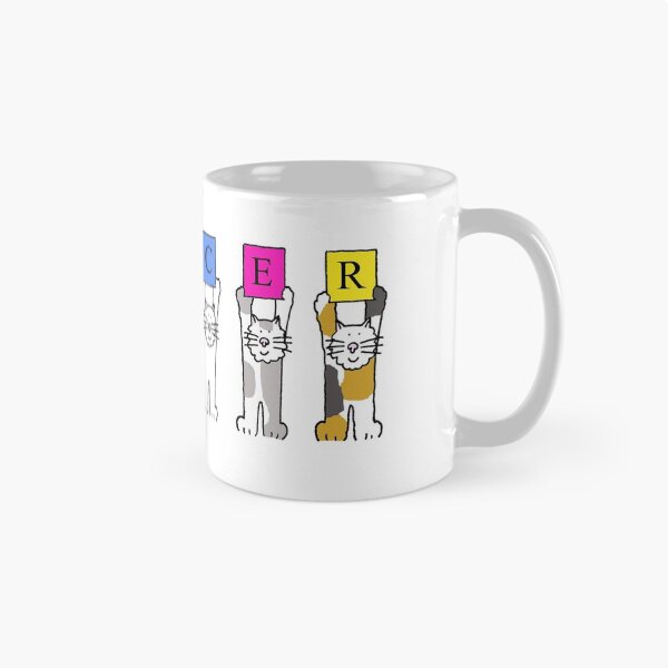 Item preview, CANCER Zodiac Sign Cartoon Cats Holding Banners designed and sold by KateTaylor.