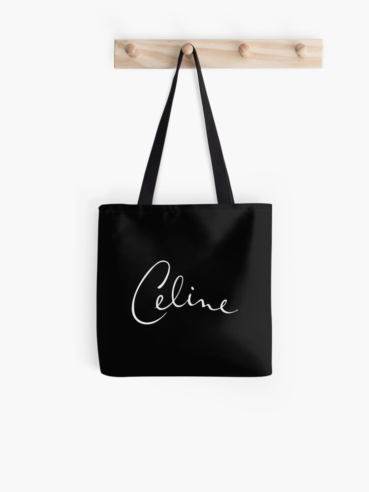 celine white tote bag