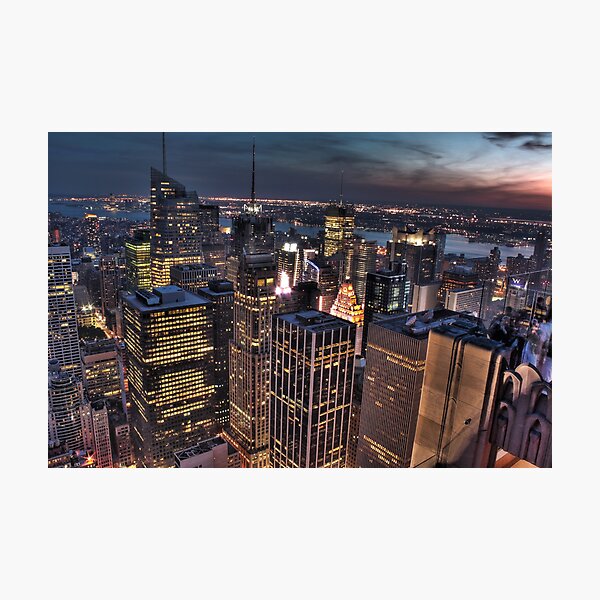 Item preview, Sunset Over Manhattan designed and sold by Getty72.