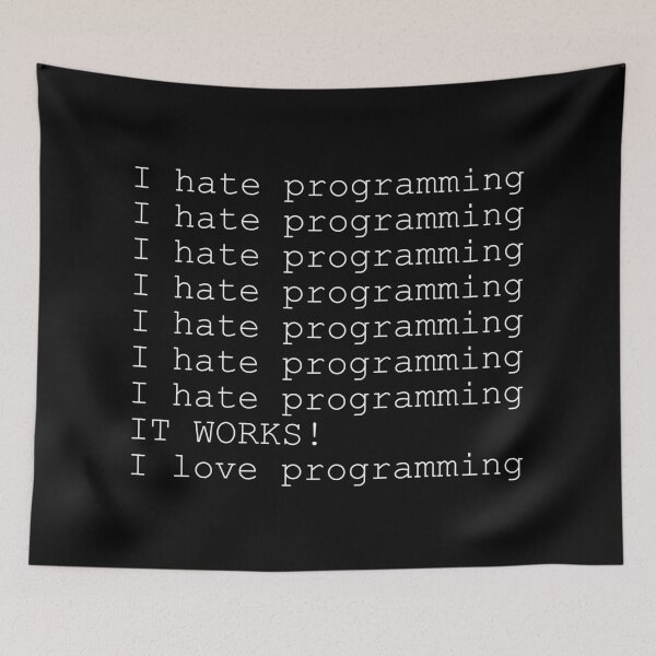 Item preview, I love programming designed and sold by GoodQuality.