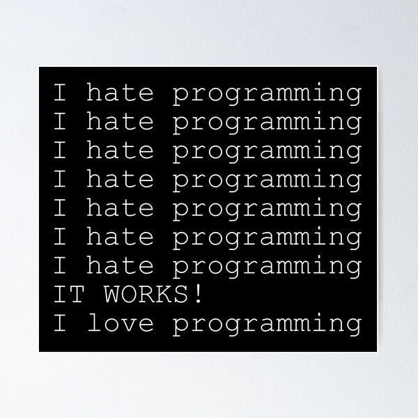 Item preview, I love programming designed and sold by GoodQuality.