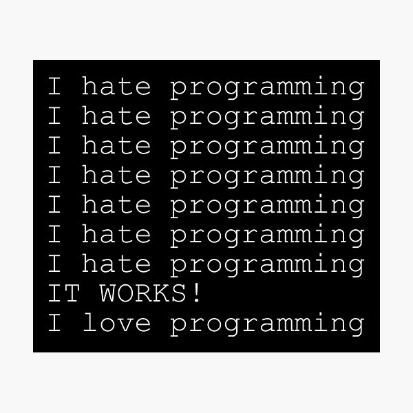 Item preview, I love programming designed and sold by GoodQuality.