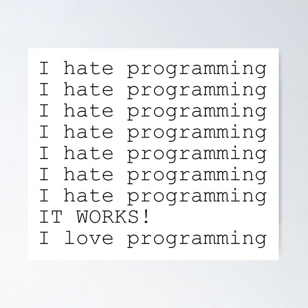 Item preview, I love programming designed and sold by GoodQuality.