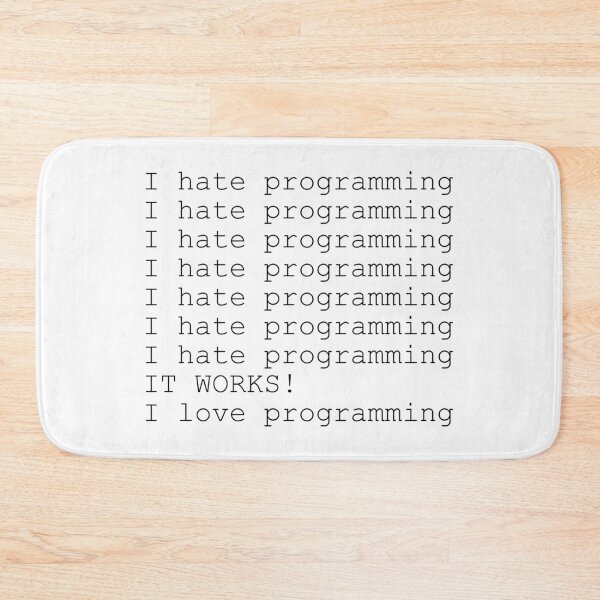 Item preview, I love programming designed and sold by GoodQuality.