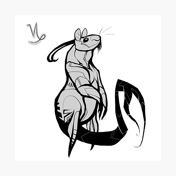 Item preview, DoubleZodiac - Capricorn Rat designed and sold by Disasters.