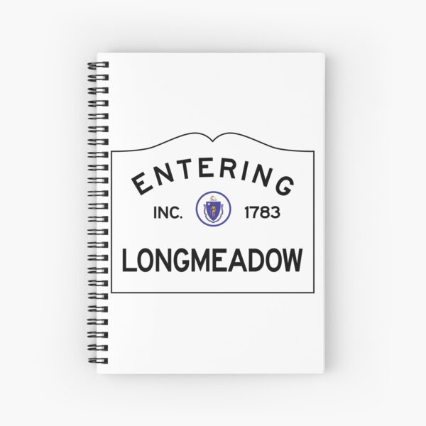 Item preview, Entering Longmeadow - Commonwealth of Massachusetts Road Sign Sticker Stickers designed and sold by NewNomads.