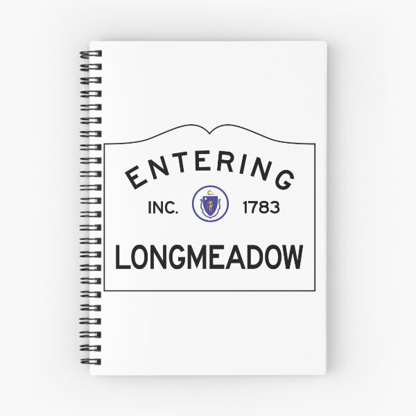 Item preview, Entering Longmeadow - Commonwealth of Massachusetts Road Sign Sticker Stickers designed and sold by NewNomads.