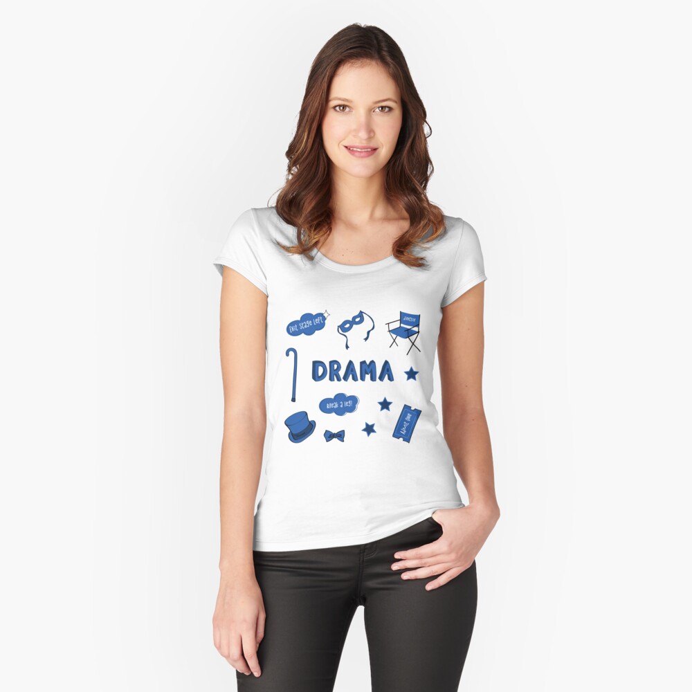 Item preview, Fitted Scoop T-Shirt designed and sold by The-Goods.