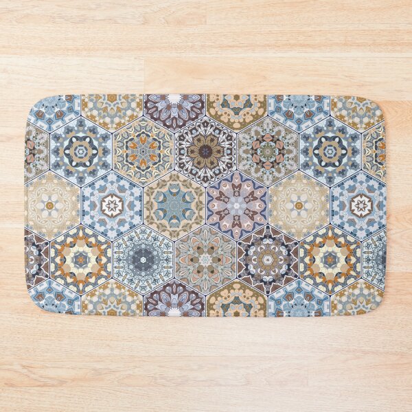 Item preview, Hexagonal Oriental and ethnic motifs in patterns. designed and sold by IrinaGuArt.