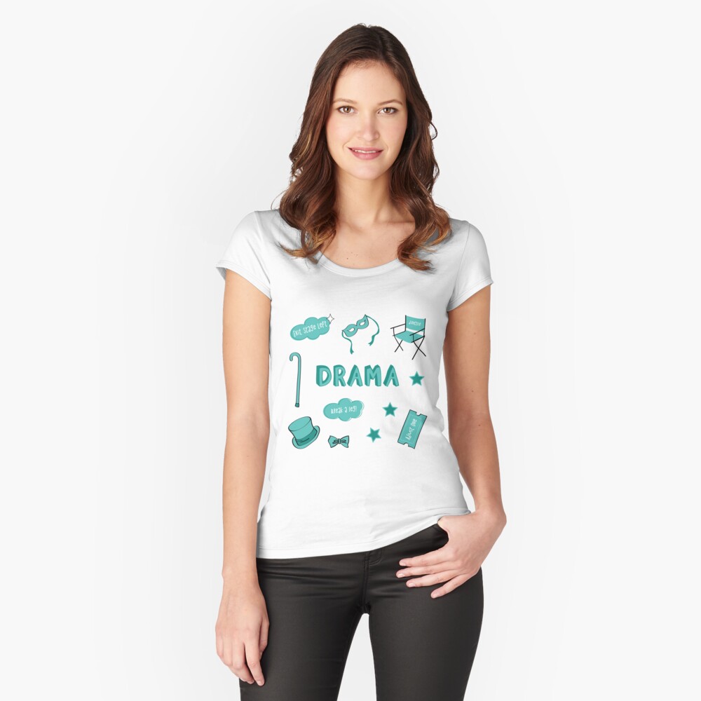 Item preview, Fitted Scoop T-Shirt designed and sold by The-Goods.
