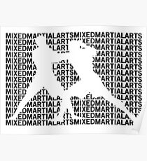 Mixed Martial Arts Cage Fighting Poster