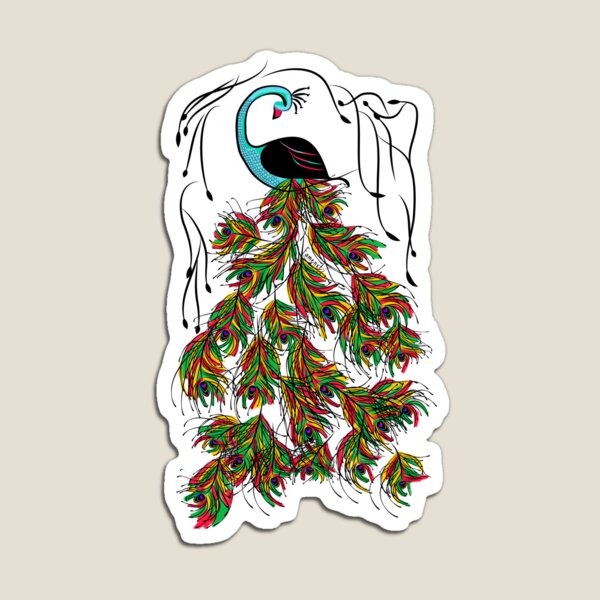 Item preview, Vibrant Jungle Peacock designed and sold by famenxt.