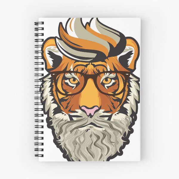 Item preview, Hipster tiger designed and sold by clad63.