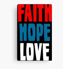 Faith Hope Love Canvas Print