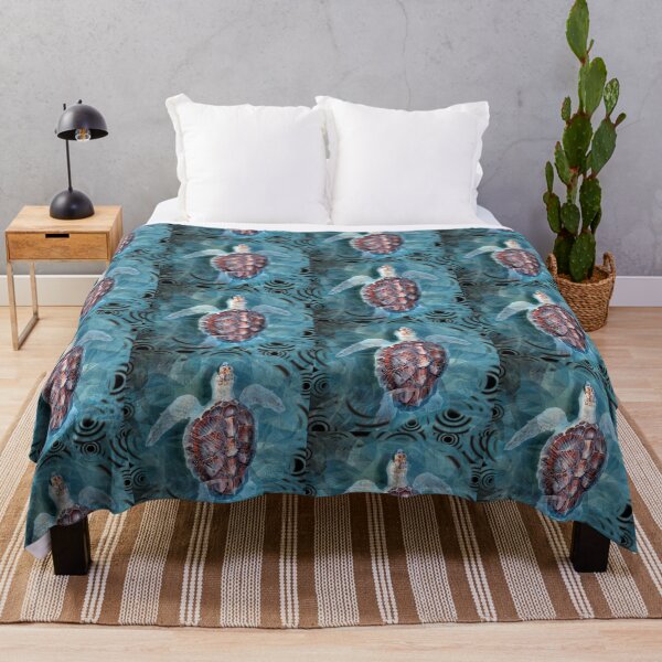 Item preview, Sea Turtle, Loggerhead Turquoise Waves designed and sold by Heathermarie321.