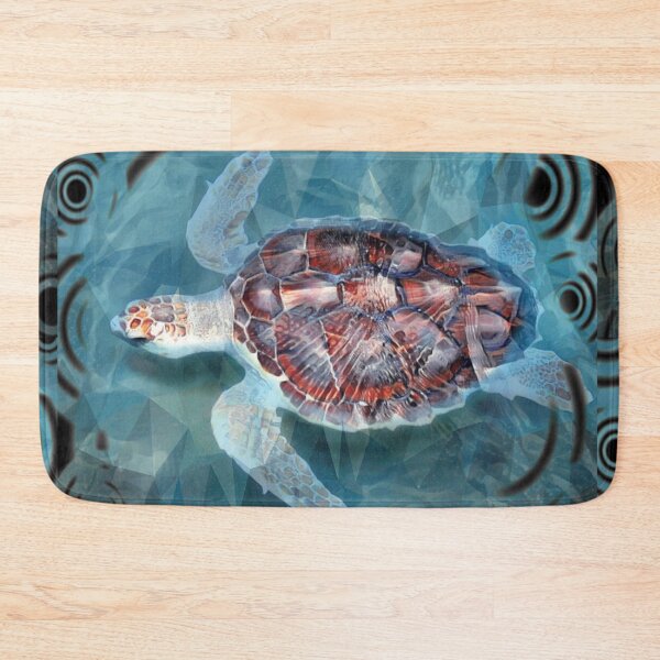 Item preview, Sea Turtle, Loggerhead Turquoise Waves designed and sold by Heathermarie321.