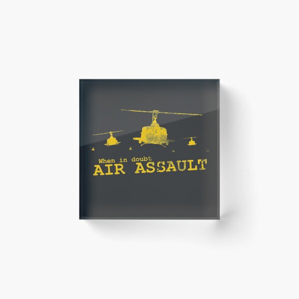 Item preview, When In Doubt Air Assault - Air Cav (distressed) designed and sold by StrongVlad.