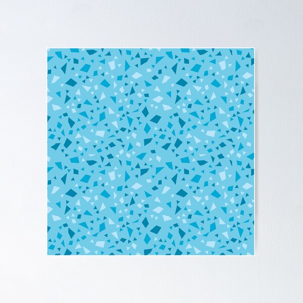 Item preview, Blue Geometric Pattern designed and sold by PrettySimple Graphic Design.
