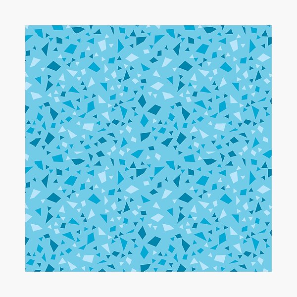 Item preview, Blue Geometric Pattern designed and sold by PrettySimple Graphic Design.