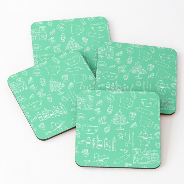 Item preview, Teal Baking Pattern designed and sold by zias.