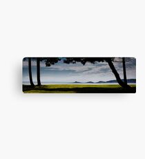 Mumbles lighthouse Swansea Bay Canvas Print