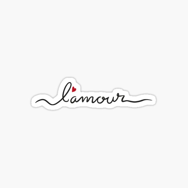 L'amour Sticker