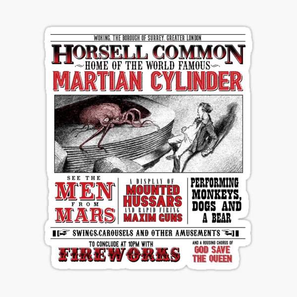 Horsell Common - Inspired by War of the Worlds Sticker