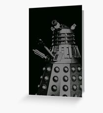 darlek mono moody Greeting Card