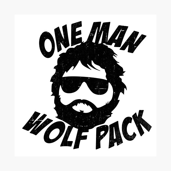 Item preview, Hangover One Man Wolfpack designed and sold by RagingElton.