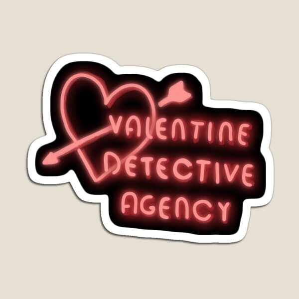 Item preview, Valentine Detective Agency Neon Sign designed and sold by freedri.
