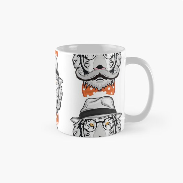 Item preview, Hipster White Tiger designed and sold by clad63.