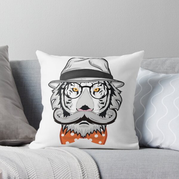 Item preview, Hipster Tigre Blanco designed and sold by clad63.