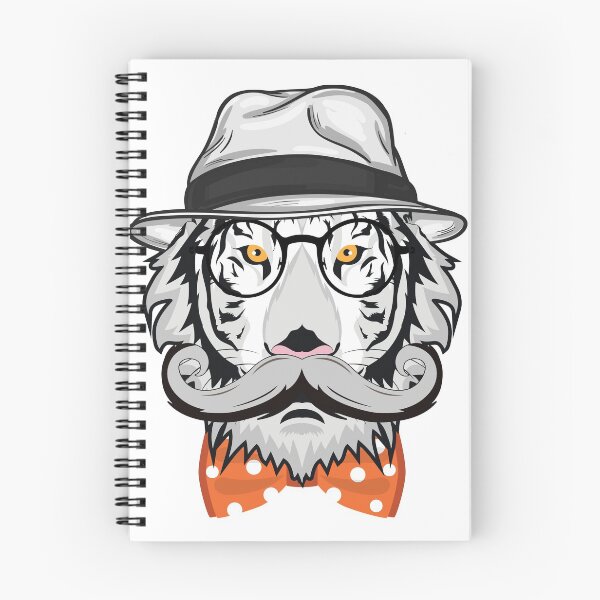 Item preview, Hipster White Tiger designed and sold by clad63.
