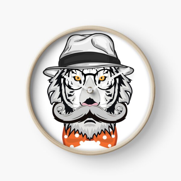 Item preview, Hipster White Tiger designed and sold by clad63.