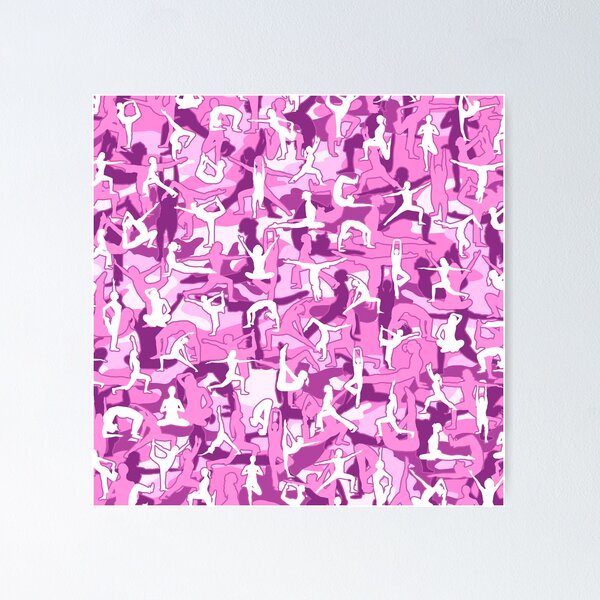 Item preview, Yoga Harmony Camo PINK designed and sold by GrandeDuc.