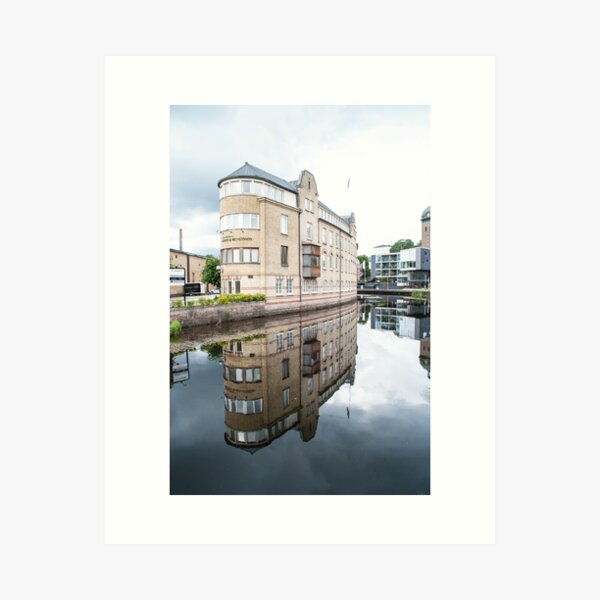 Item preview, Reflection in river Viskan designed and sold by frommyhorizon.