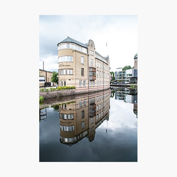 Item preview, Reflection in river Viskan designed and sold by frommyhorizon.