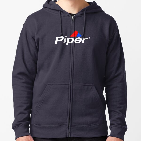 piper aircraft Zipped Hoodie