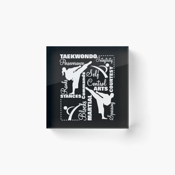Item preview, Taekwondo Martial Arts Fun Quotes Typography designed and sold by Artification.