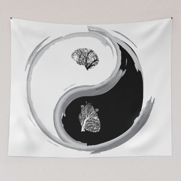 Item preview, Yin and yang - heart and mind together designed and sold by queensoft.