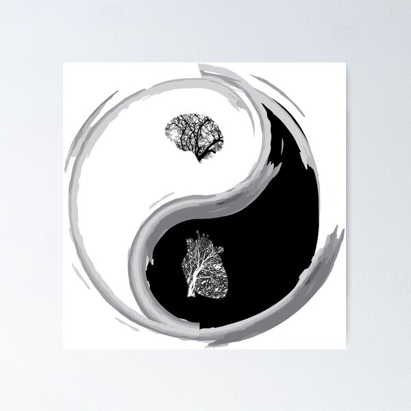 Item preview, Yin and yang - heart and mind together designed and sold by queensoft.