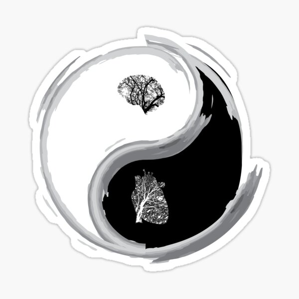 Item preview, Yin and yang - heart and mind together designed and sold by queensoft.