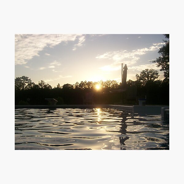 Artikelvorschau, Sunset in the Pool entworfen und verkauft von Dan McKenzie.