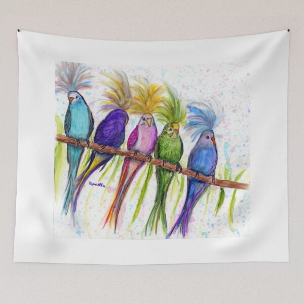 Item preview, Dueling Rainbow Hairdos designed and sold by Marcella Chapman.