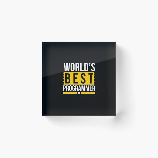 Item preview, World's Best Programmer designed and sold by krishnesh.
