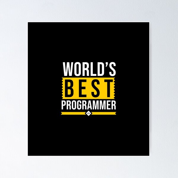 Item preview, World's Best Programmer designed and sold by krishnesh.