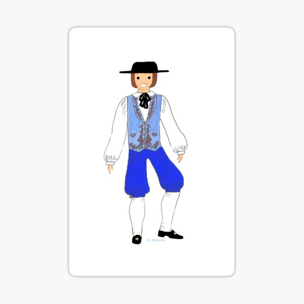 Item preview, TROYES male costume, Champagne Ardennes, France designed and sold by Catherine Debusne.