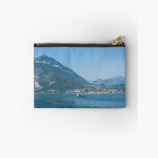 Item preview, Lake Como Gems - a Ferryboat Approaching Charming Menaggio on Lago di Como in Lombardy Italy  designed and sold by Georgia Mizuleva.