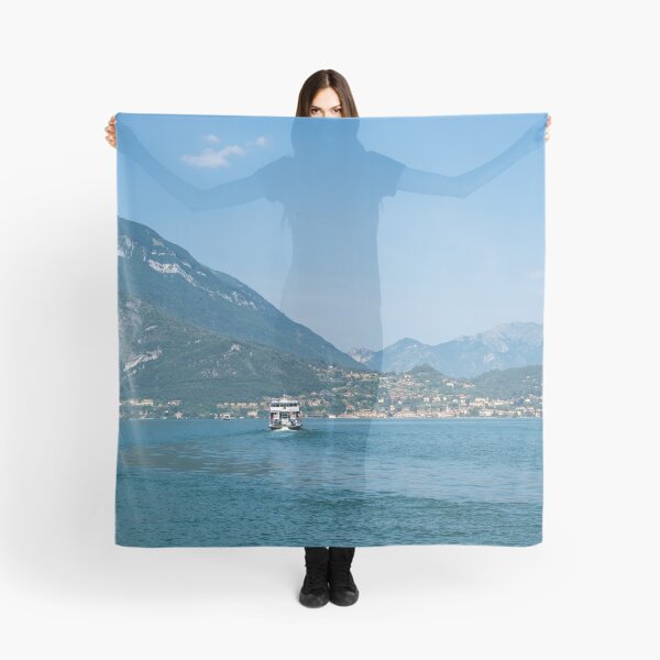 Item preview, Lake Como Gems - a Ferryboat Approaching Charming Menaggio on Lago di Como in Lombardy Italy designed and sold by Georgia Mizuleva.