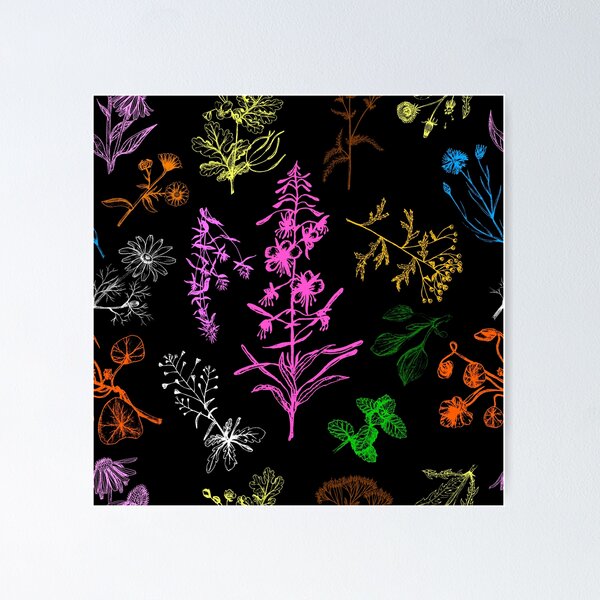 Item preview, Summer herbs multicolors version designed and sold by Julia Faranchuk.
